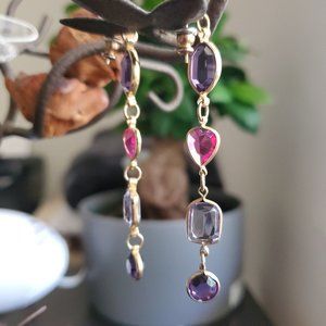 Art Deco Crystal Earrings